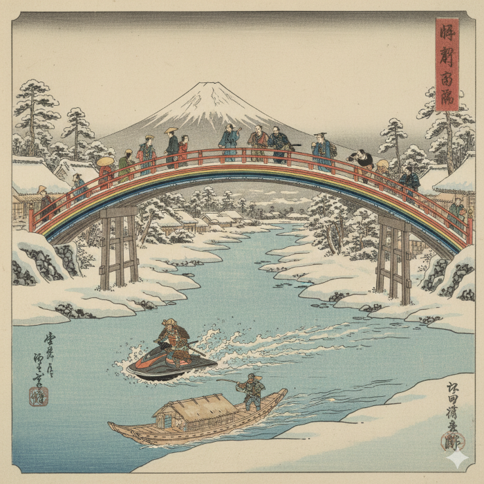 Hiroshige - from 101 view of the Tokkaido